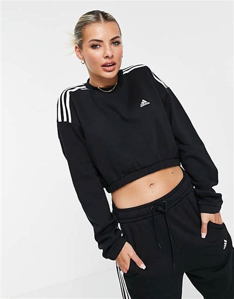 adidas bloemen crop sweather|Amazon.com: Adidas Cropped Sweatshirt Women.